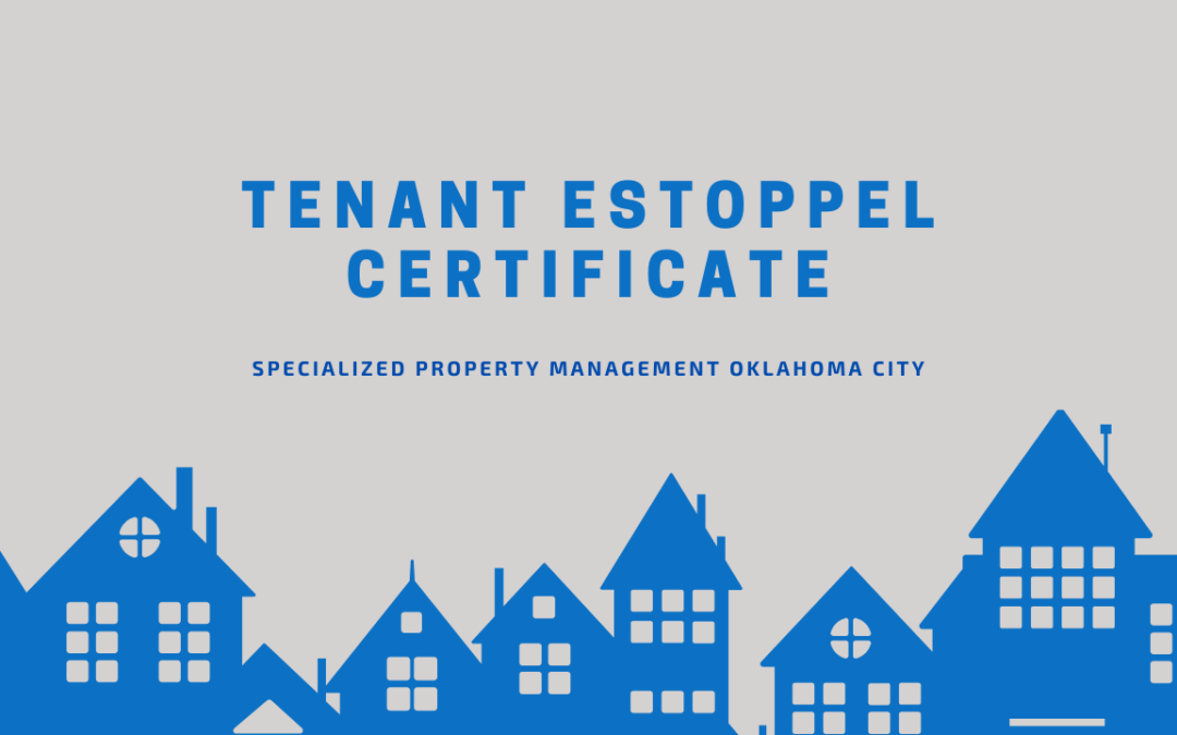 Tenant Estoppel Certificate